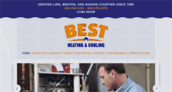 Desktop Screenshot of best-heating.com